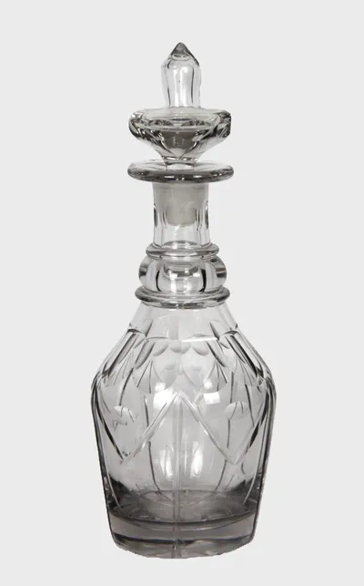 19e eeuwse kristal karaf