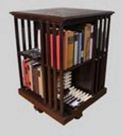 Boekenmolen in eik thumbnail 3