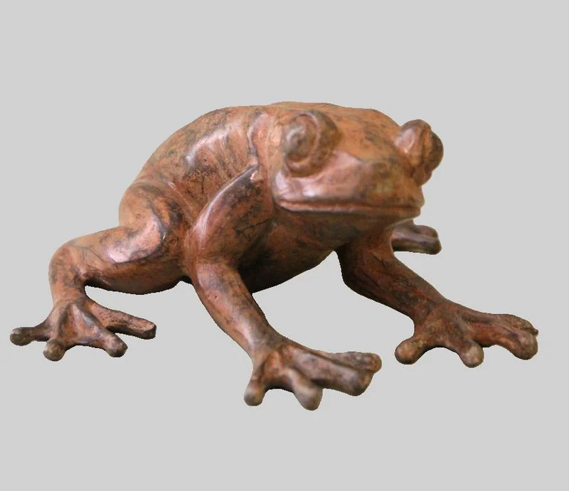 Bronzen kikker - Diversen › Figuren - €95.00 - P.Chenet bronsgietwerk
15cm;  7cm hoog