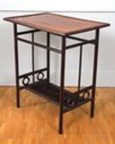 Edwardian bijzettafeltje faux bambou thumbnail 2