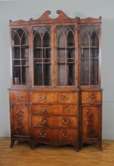 Edwardian vitrinekast 1