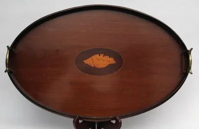 Edwardian mahoniehouten dienblad