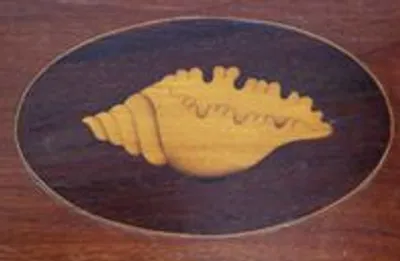 Edwardian mahoniehouten dienblad thumbnail 2