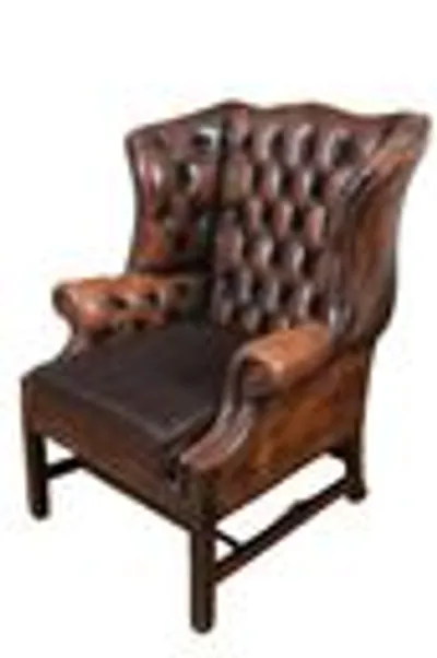 Georgean stijl wing chair thumbnail 3