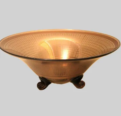 Glazen schaal vintage copie