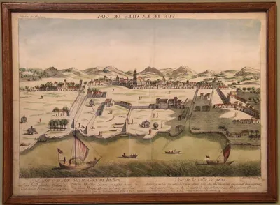 Gravure indische stad