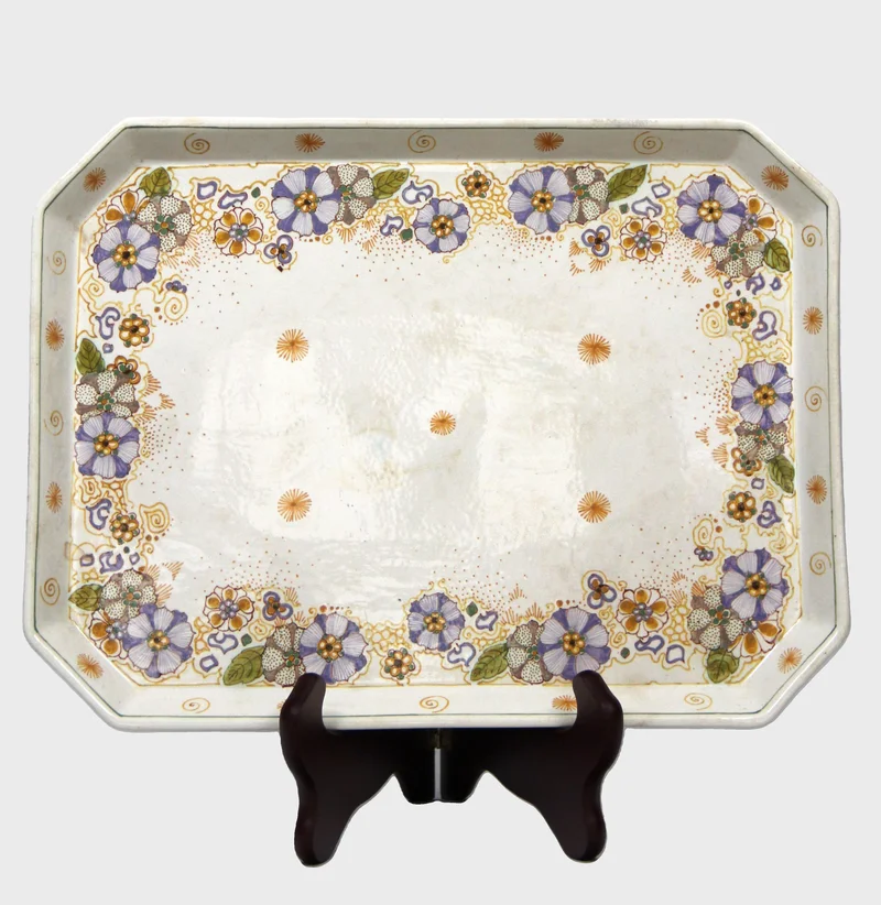 Hollandse dienschotel gouda - Porselein › Schalen - €95.00 - Gemerkt Gouda Holland
35 x 26.5cm
a 1920