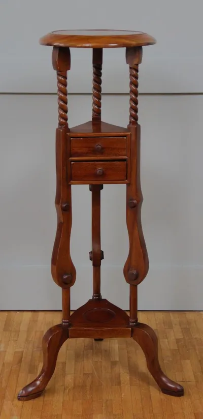 Houten plantenstaander