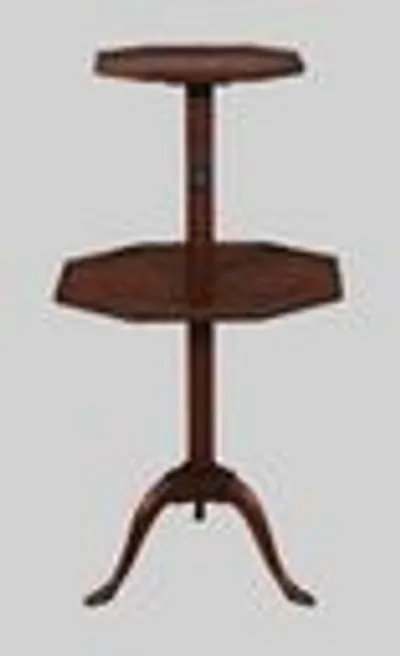 Mahonie bijzettafeltje thumbnail 4