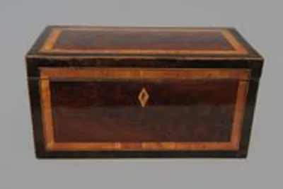 Mahoniehouten theedoos thumbnail 1