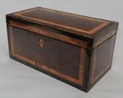 Mahoniehouten theedoos thumbnail 4