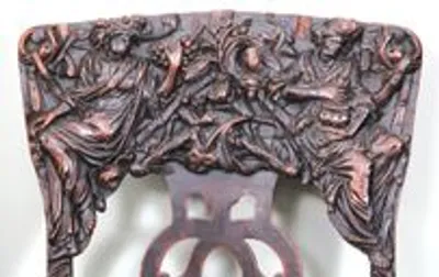 Paar 18e eeuwse halstoelen thumbnail 5