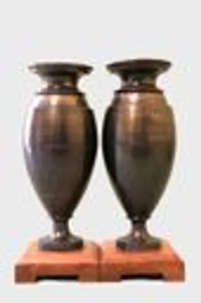 Paar art déco vaasjes thumbnail 1