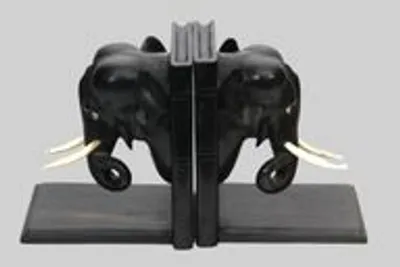 Paar boekensteunen in palissanderhout thumbnail 1