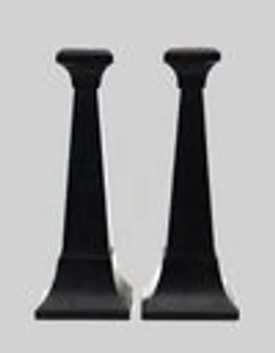 Paar ebbenhouten kandelaars thumbnail 2