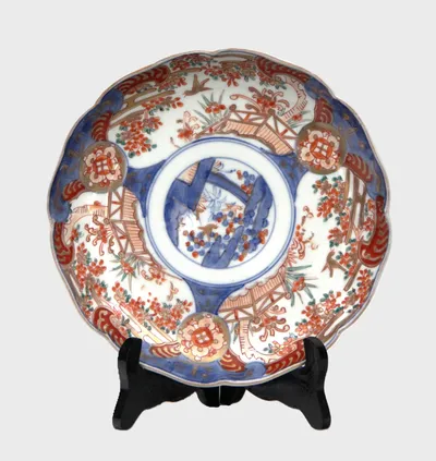 Paar imari borden
