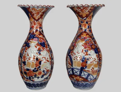 Paar Imari vazen