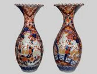 Paar Imari vazen thumbnail 1