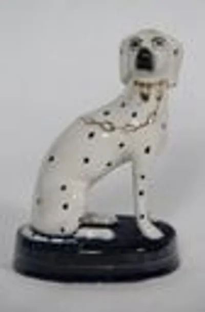 Paar Staffordshire hondjes thumbnail 3