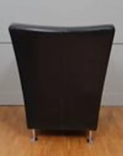 Paar vintage leder zetels Hurup thumbnail 4