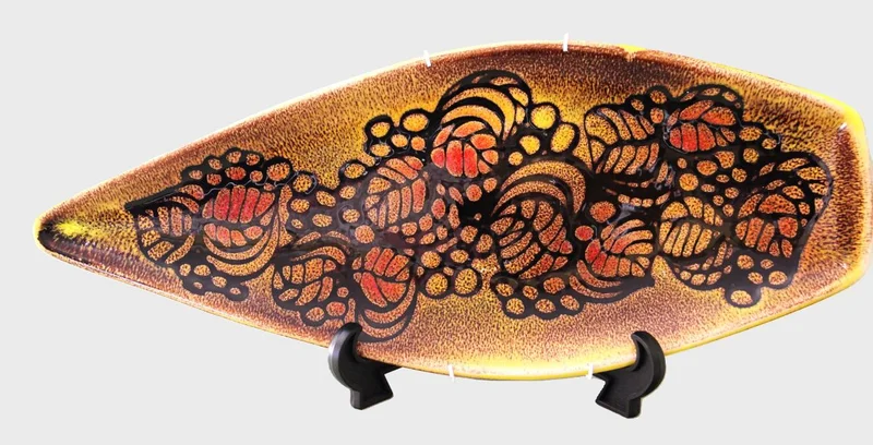 Poole schotel (1) - Porselein › Borden - €85.00 - Schotel gemerkt Poole met een decor van Aegean
1966-1980
44x18 cm