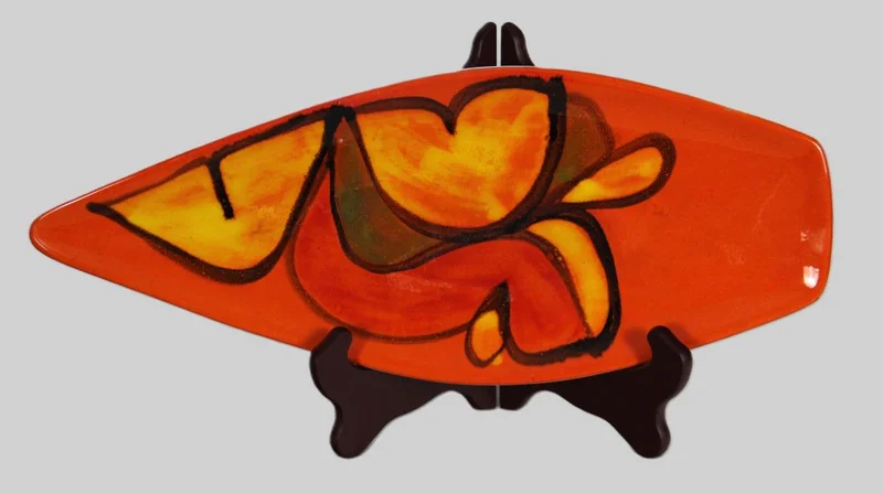 Poole schotel (3) - Porselein › Schalen - €125.00 - Dienschaal gemerkt Poole
44 x 17.5cm
Ca 1960/1970