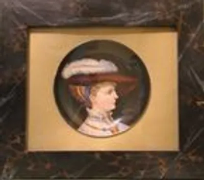 Portret op porselein thumbnail 1