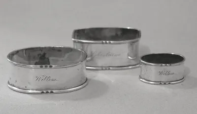 Ringen voor serviet en vingerdoekje