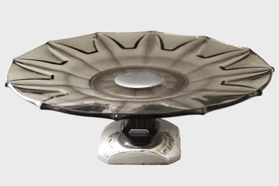 Schaal op voet vintage