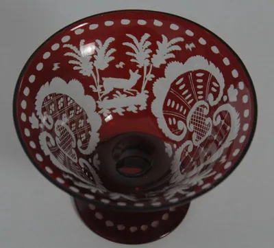 Schaaltje in Boheems glas