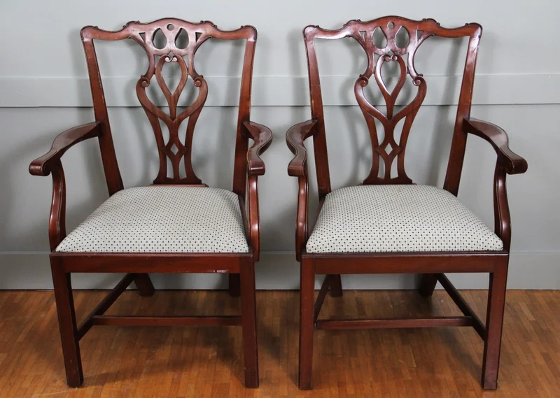 Set georgean stijl stoelen - Meubel › Zitmeubels