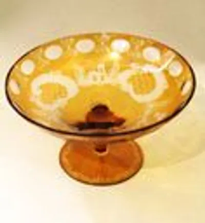 Tazza in geel kristal thumbnail 2