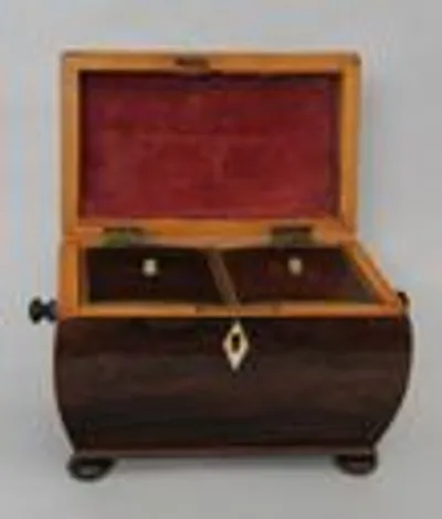 Theekistje in palissanderhout thumbnail 2