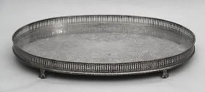 Verzilverd dienblad met galerij thumbnail 1