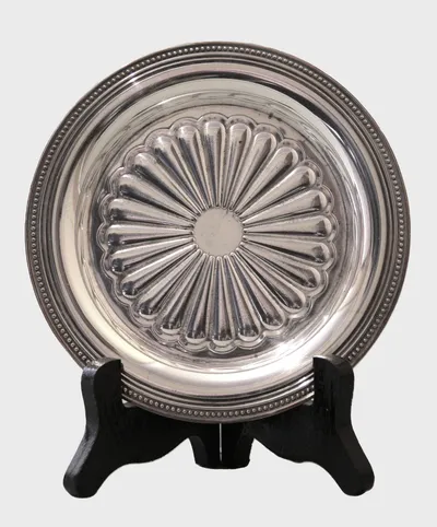 Verzilverd schaaltje