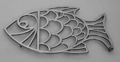 Verzilverde onderlegger