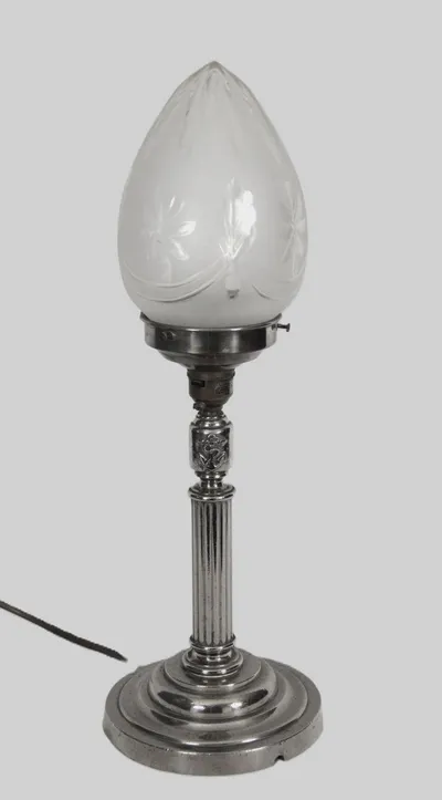Verzilverde scheepslamp