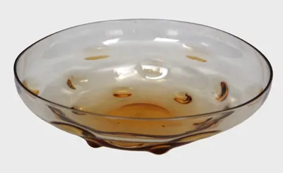 Vintage glazen schaal